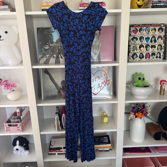 FREE PEOPLE Blue Floral Hailee Jumpsuit - Picture 5 of 8